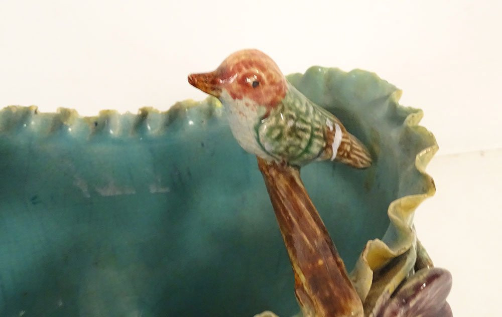 Art Nouveau 19th-century Slipper/clog With Bird And Flower Motifs-photo-1