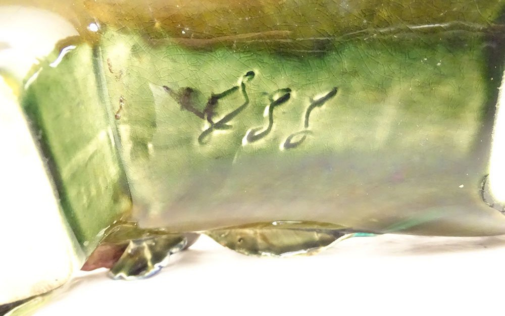 Art Nouveau 19th-century Slipper/clog With Bird And Flower Motifs-photo-8