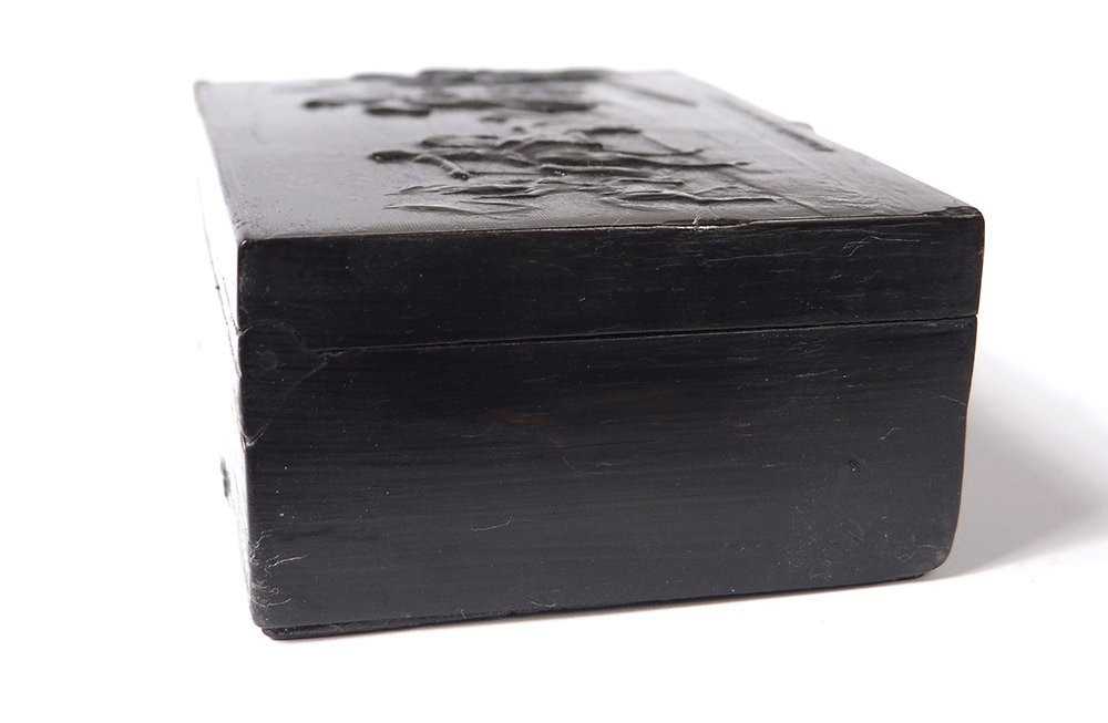 Ebonite Music Box Of Emperor Napoleon I, Battle Of Austerlitz, 19th Century-photo-6