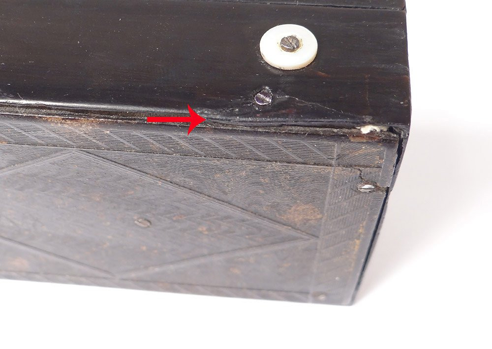 Ebonite Music Box Of Emperor Napoleon I, Battle Of Austerlitz, 19th Century-photo-8