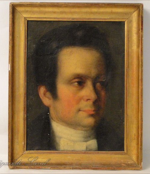 Oil On Canvas, Portrait Of A Nobleman, Château Dordogne, 19th Century