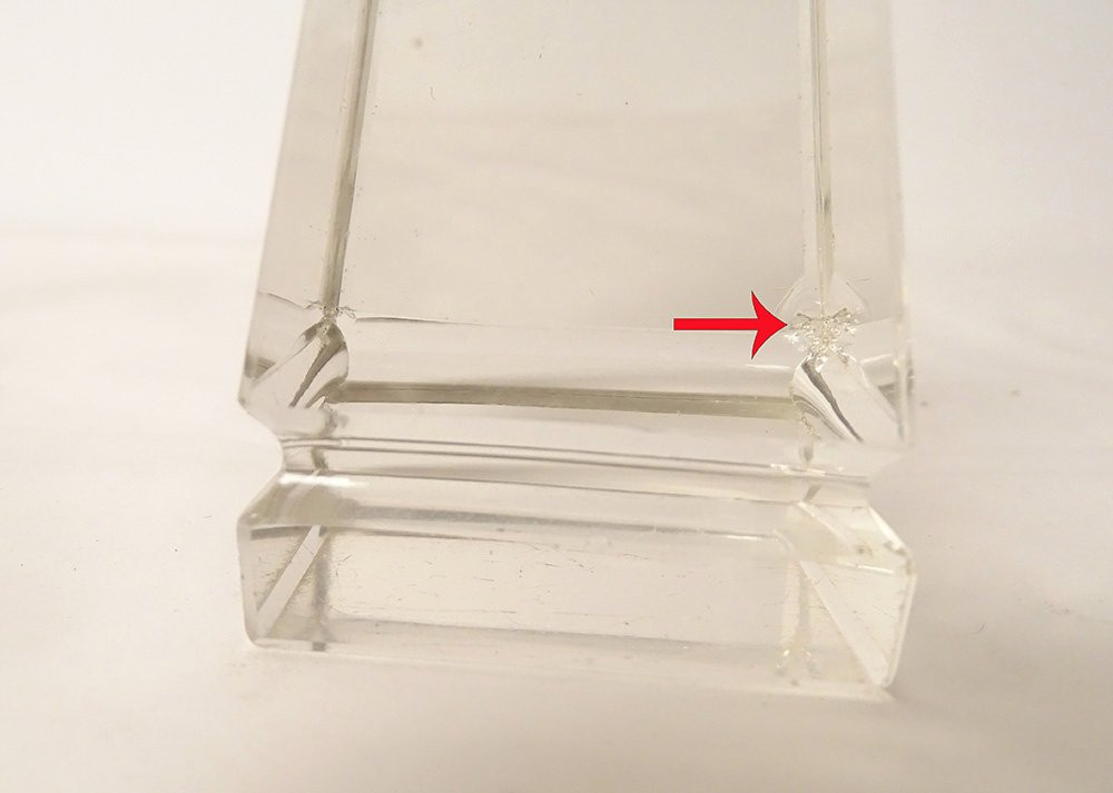 Decorative Cut Crystal Obelisk 20th Century Collection-photo-3