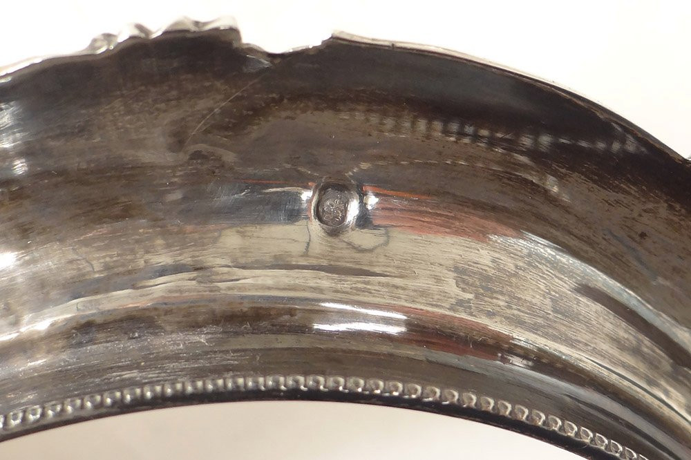 Sucrier cristal taillé monture argent massif Minerve fleurs XIXème siècle-photo-4