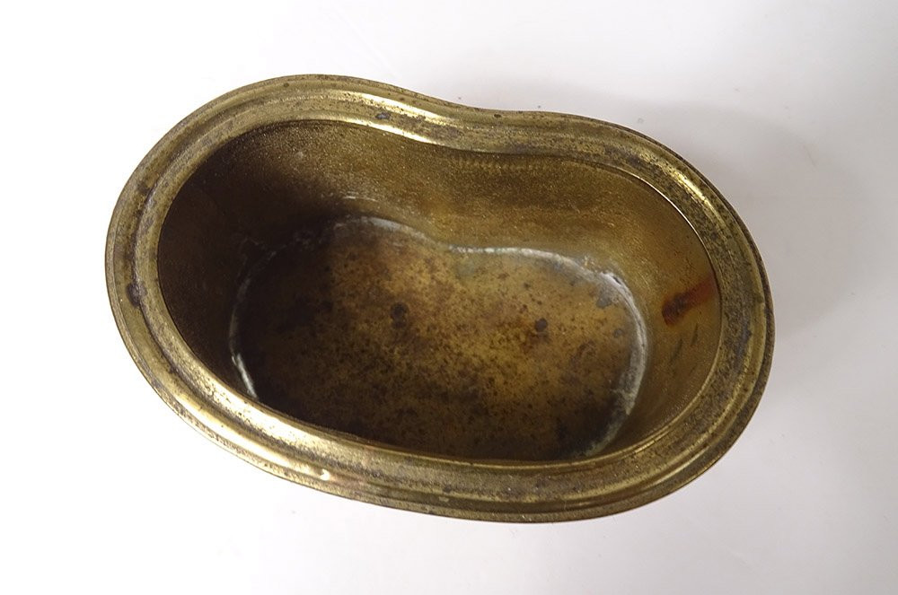 Louis XV Inkwell Rosewood Bronze Candlestick 18th Century-photo-3