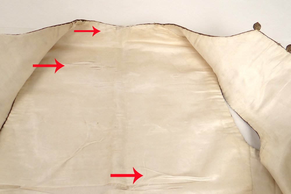 Gilet farmla ottomane broderie fils d'argent Turquie début XXème siècle-photo-7