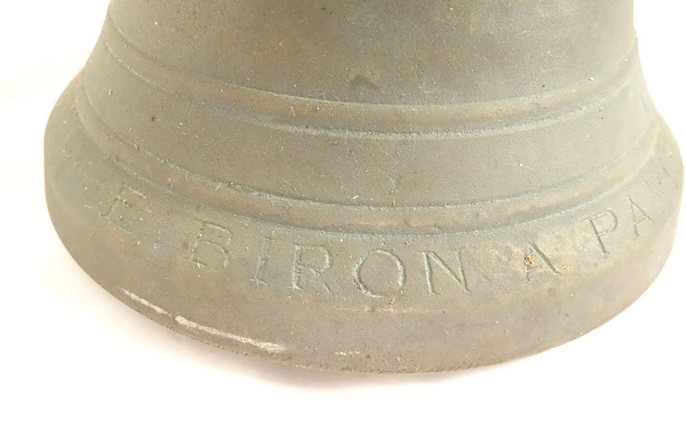 Property Bell Bronze Founder Edouard Biron Paris Late 19th Century-photo-3