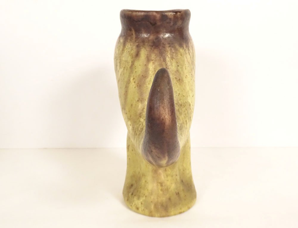 Ceramic Zoomorphic Pitcher Célestin Vaser Poterie Foulon Séez Vintage XXth Century-photo-3
