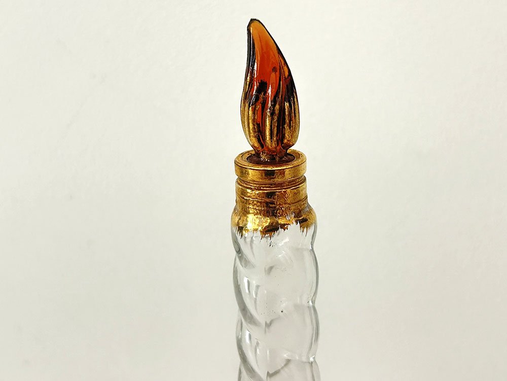 Sleeping Perfume Bottle By Elsa Schiaparelli Crystal Candlestick 20th Century-photo-2