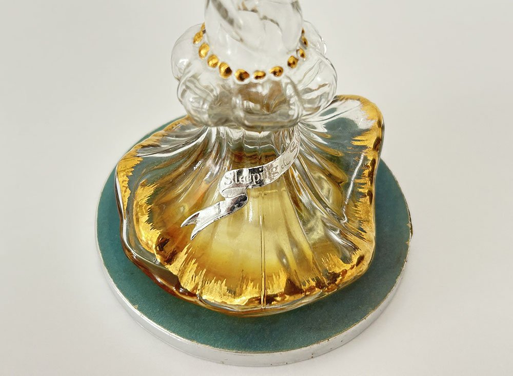 Sleeping Perfume Bottle By Elsa Schiaparelli Crystal Candlestick 20th Century-photo-3