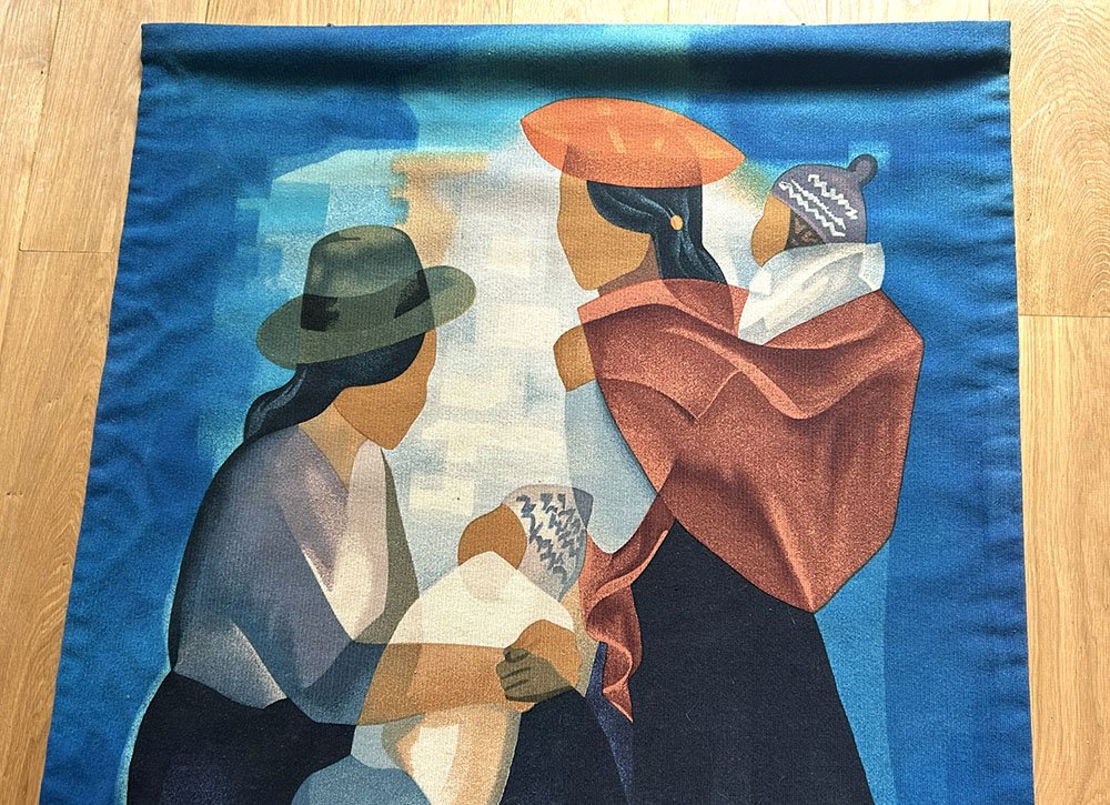 Tapisserie Toffoli ateliers Robert Four Aubusson Enfants du Soleil XXème-photo-2