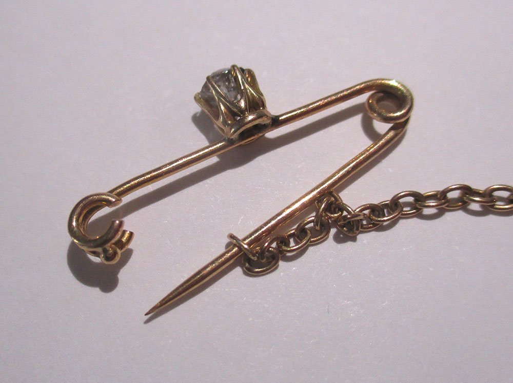 Broche victorienne lézard salamandre or 14K diamants émeraudes rubis XIXè-photo-6