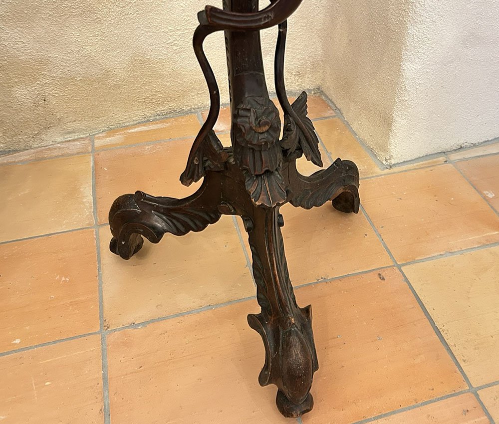 Sellette italienne guéridon porte torchère Blackamoore enfant Venise XIXè-photo-4