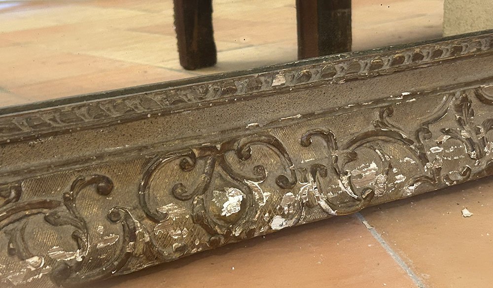 Carved-wood Trumeau Mirror With Glazing Beads, Consulate And Empire Styles, 18th–19th Centuries-photo-5