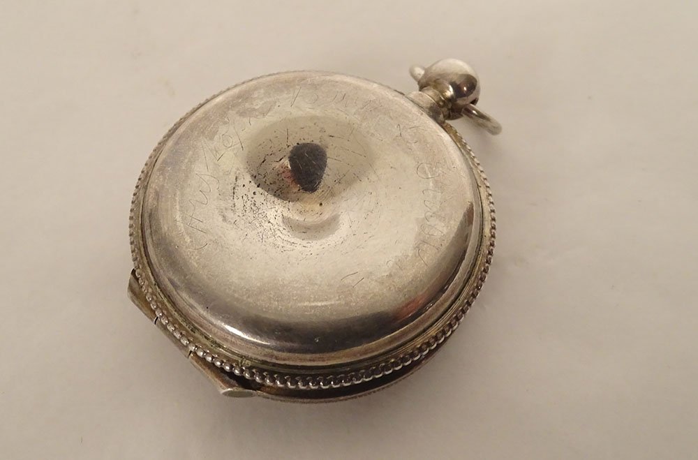 Solid Silver Custodial Communion Box With Minerva Cross, 24 Grams, 19th Century-photo-3