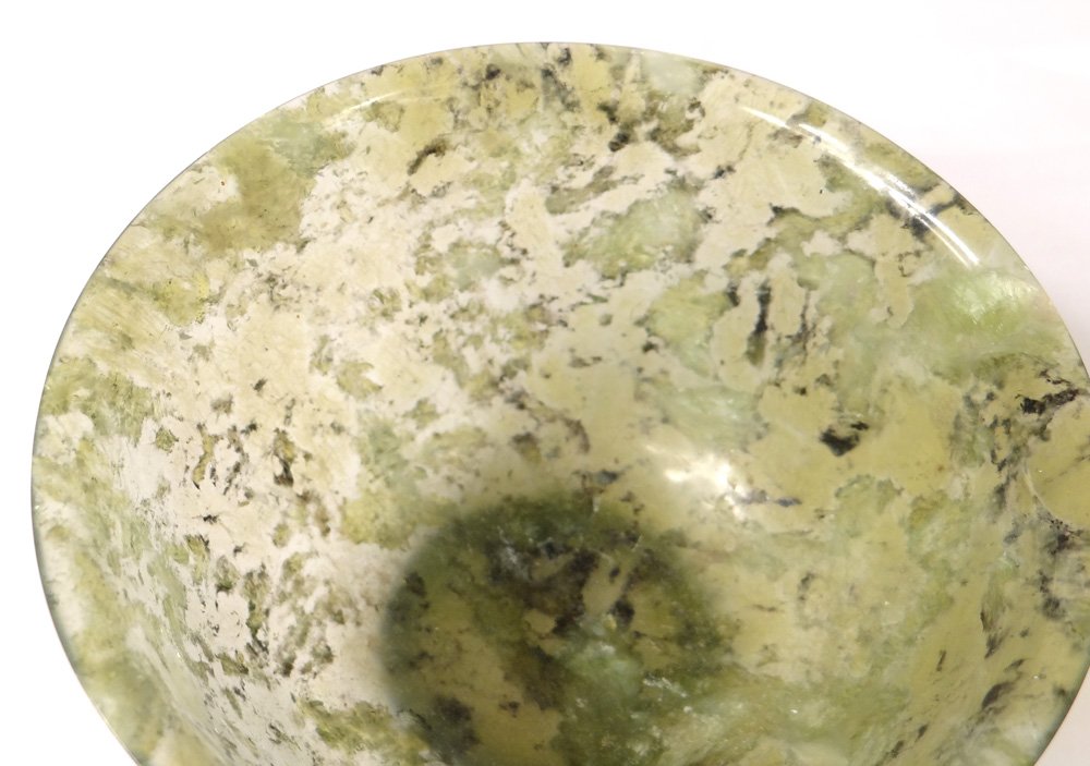 Paire petits bols jade néphrite Chine XIXème siècle-photo-4