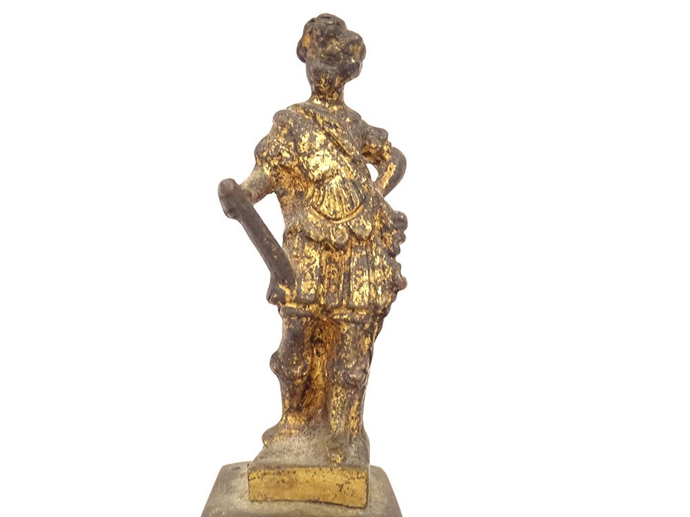 Pendulette cartel marqueterie Boulle bronze dieu Mars Cupidon Vénus XVIIIè-photo-3