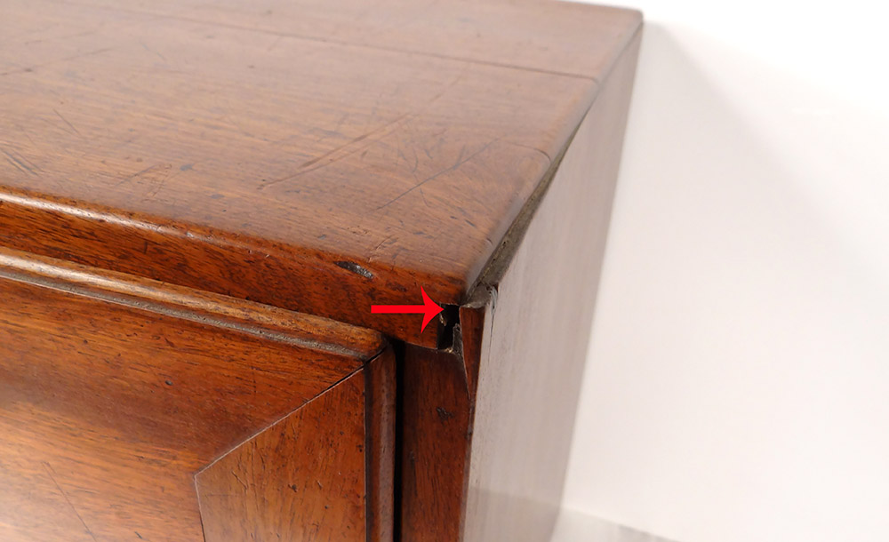 Small Travel Cabinet Mahogany Ebony Drawers Eighteenth Century-photo-6