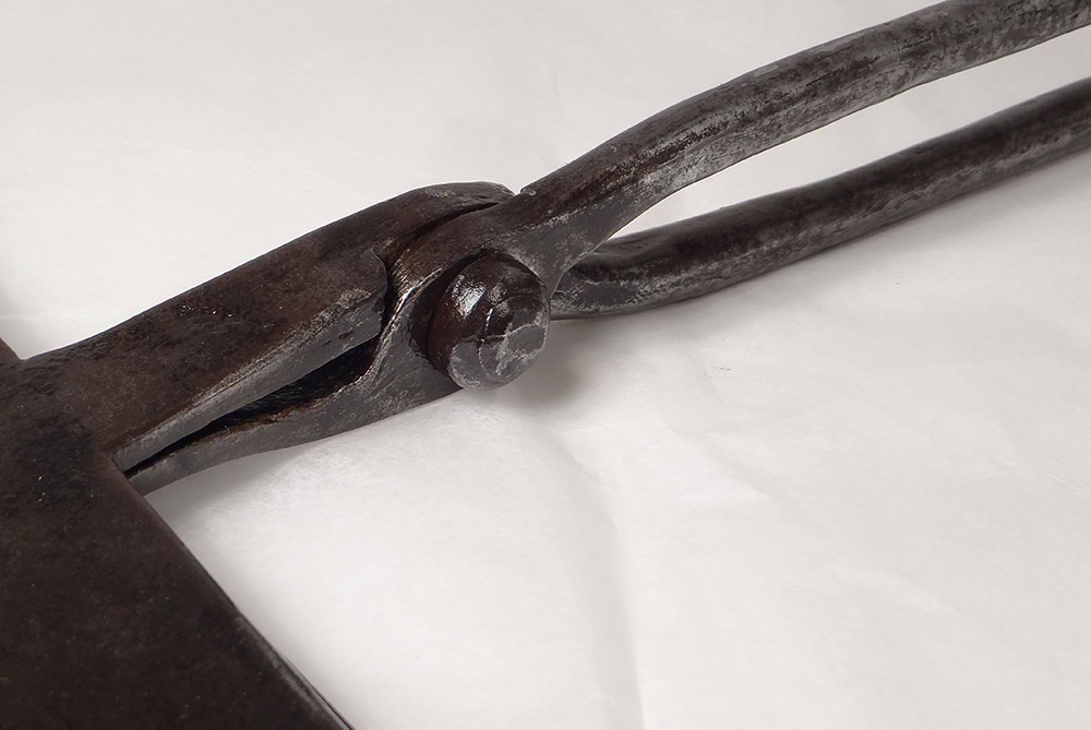 Mold With Hosties Wrought Iron Cross Rosettes Foliage 1855 XIXth Century-photo-3