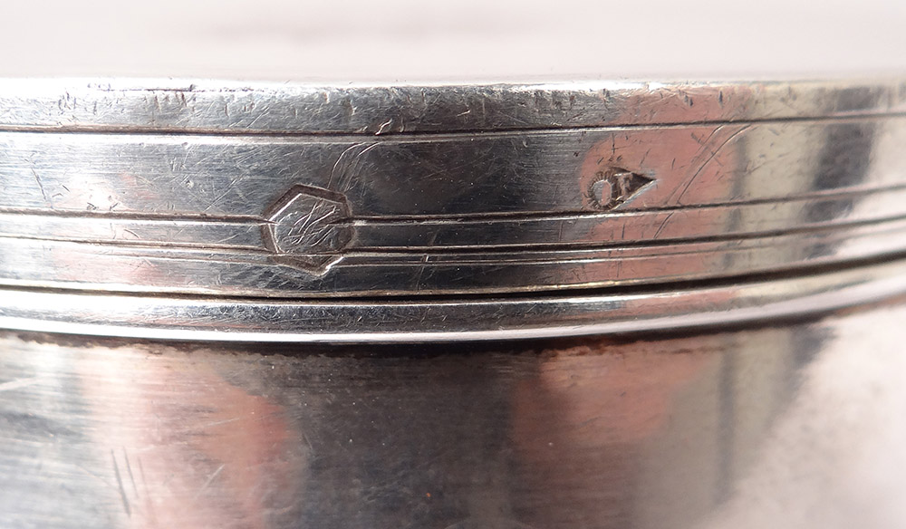 Lunette Box Hosties Sterling Silver Old Man Goldsmith Favier Church Nineteenth-photo-2