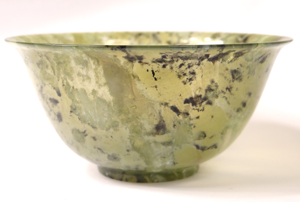 Pair Small Bowls Jade Nephrite China XIXth Century-photo-5