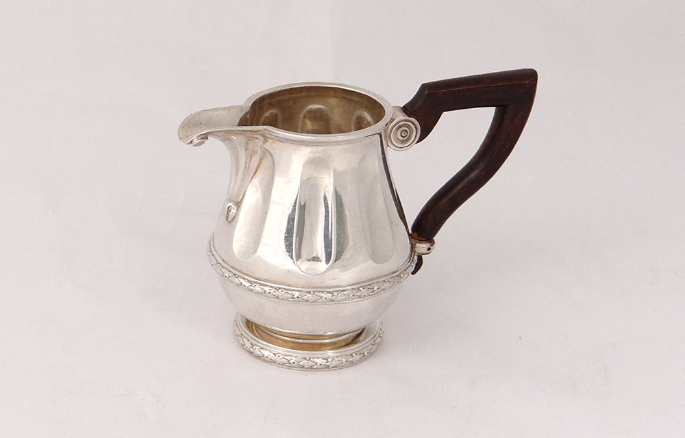 Small Milk Pot Sterling Silver Mercury Goldsmith Mellerio 124gr Nineteenth