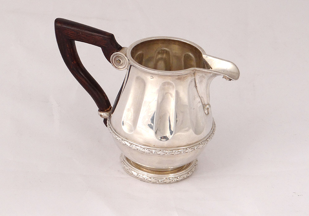 Small Milk Pot Sterling Silver Mercury Goldsmith Mellerio 124gr Nineteenth-photo-2