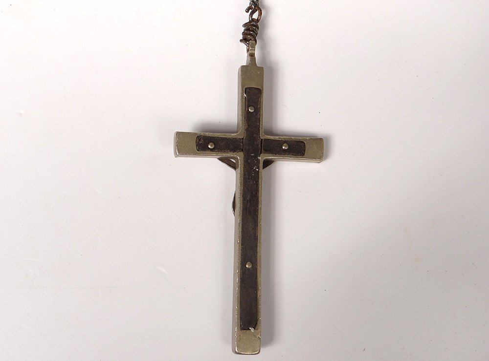 Chapelet de Communauté os Croix Crucifix Rosaire Marie St Augustin XIXè-photo-1