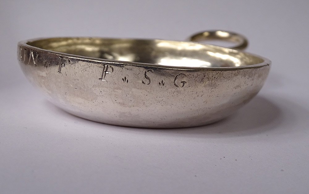 Taste Wine Sterling Silver Farmers General Angers 1789 Pellerin 60gr 18th-photo-3