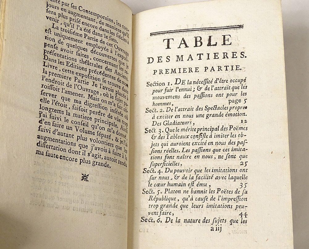 2 Livres Réflexions Critiques Poésie Peinture Abbé Dubos 1770 XVIIIème-photo-4