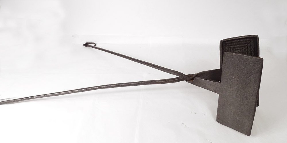 Moule à Hosties Fer Forgé Décor Coeur Daté 1741 XVIIIème Siècle