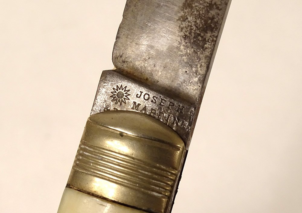 Travel Cutlery 3pc English Silver Metal Joseph Mappin Brothers XIXth-photo-1