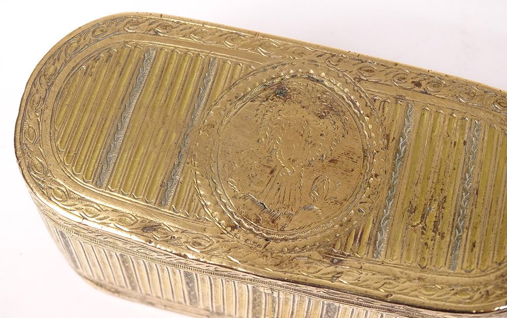 Louis XVI Flies Box Snuffbox Pomponne Gerbe Wheat Eighteenth Century-photo-1