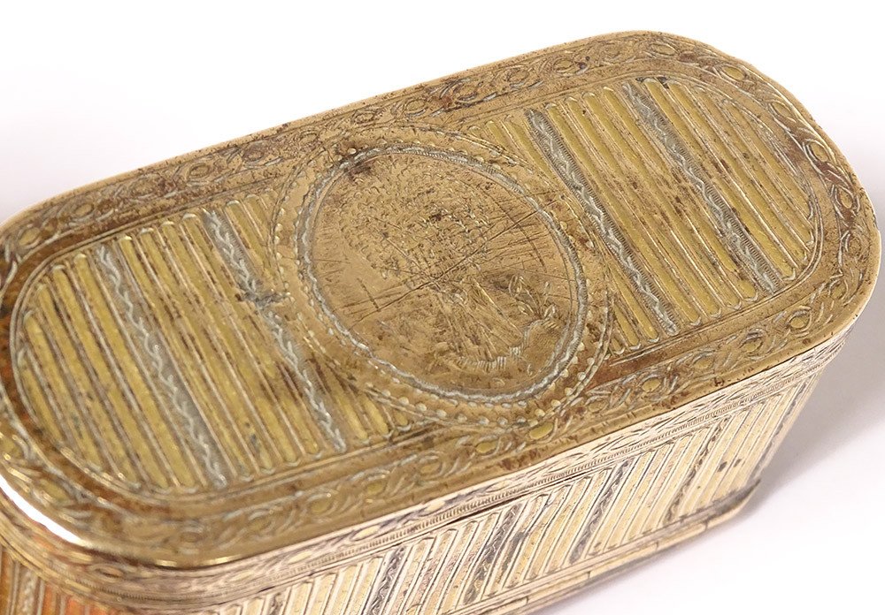 Louis XVI Flies Box Snuffbox Pomponne Gerbe Wheat Eighteenth Century-photo-8