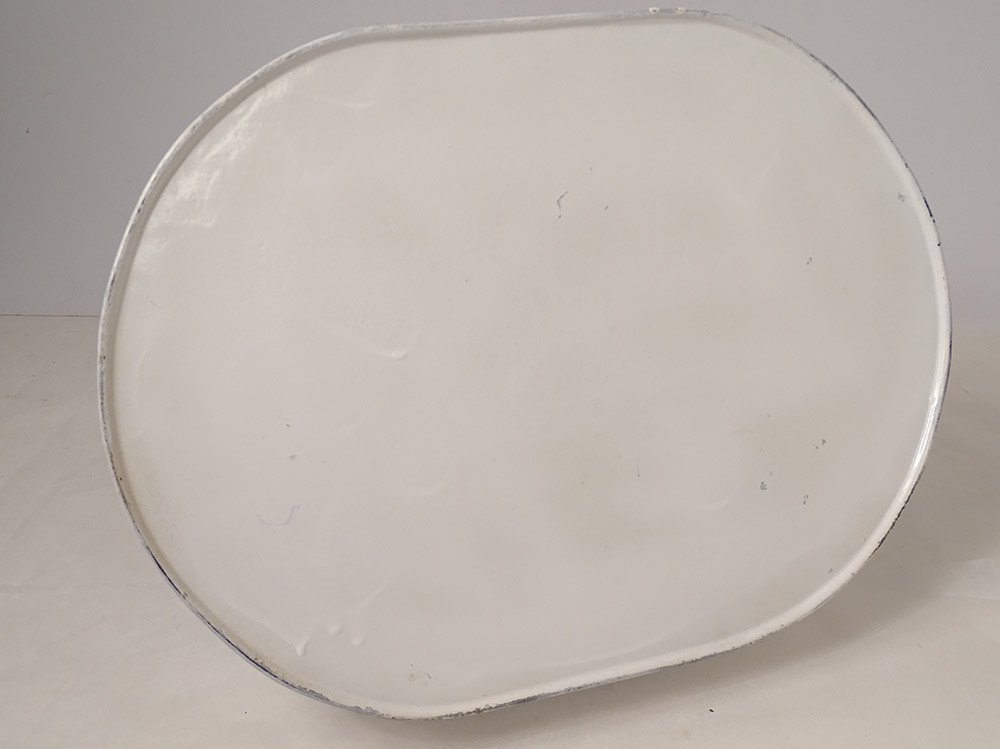 Mathieu Matégot Bottle Holder White Perforated Metal 20th Century Design-photo-7