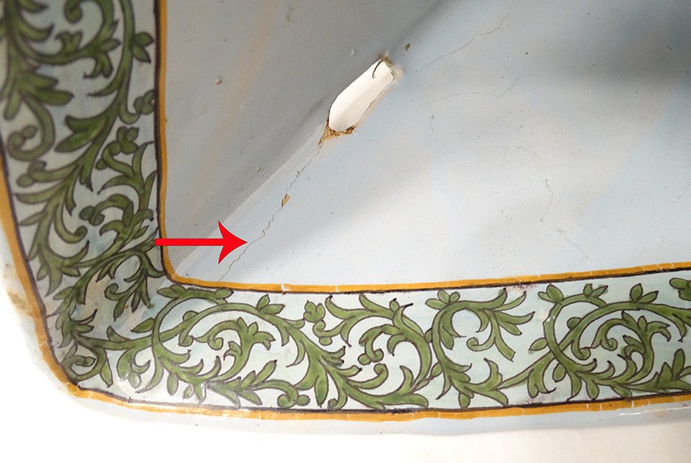 2 Cornets Of Applique Bouquetières Earthenware Quimper Porquier-beau Nineteenth-photo-6