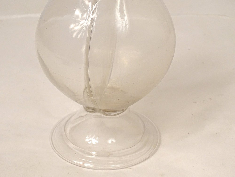 Huilier Vinaigrier Verre Soufflé Fin XVIIIème Siècle-photo-3