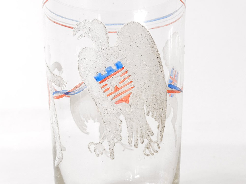Verre Commémoratif Drapeaux France Urss Etats-unis Usa Royaume-uni XXème-photo-1