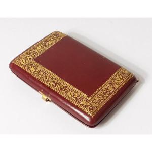 Ball Book Red Leather Golden Iron XIXth Century