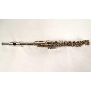 Piccolo Transverse Flute Silver Metal Couesnon &cie Universal Expo 1900