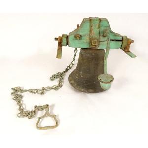 Property Bell Bronze Wood Wrought Iron Castle House Late 19th Century