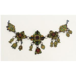 Parure berbère amazigh bijou émaux pierre Maroc Jean Besancenot