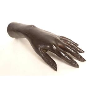 Bronze Sculpture Of A Woman's Hand, Cast In The Late 19th Century
