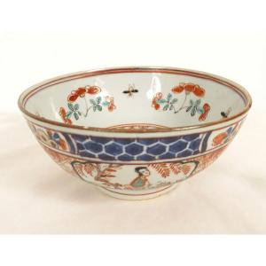 Chinese Bowl, Dutch East India Company, Amsterdam, Bon, Figures, 18th Century