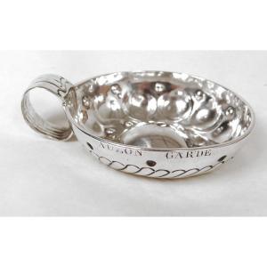 Taste-wine Solid Silver Minerve Auzon Garde 68 Gr 19th Century