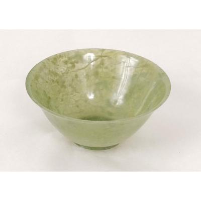 Small Bowl Jade Cup China XIXth Century