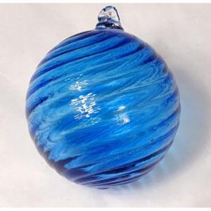 Decorative Ball Old Christmas Blown Glass XIXth Century