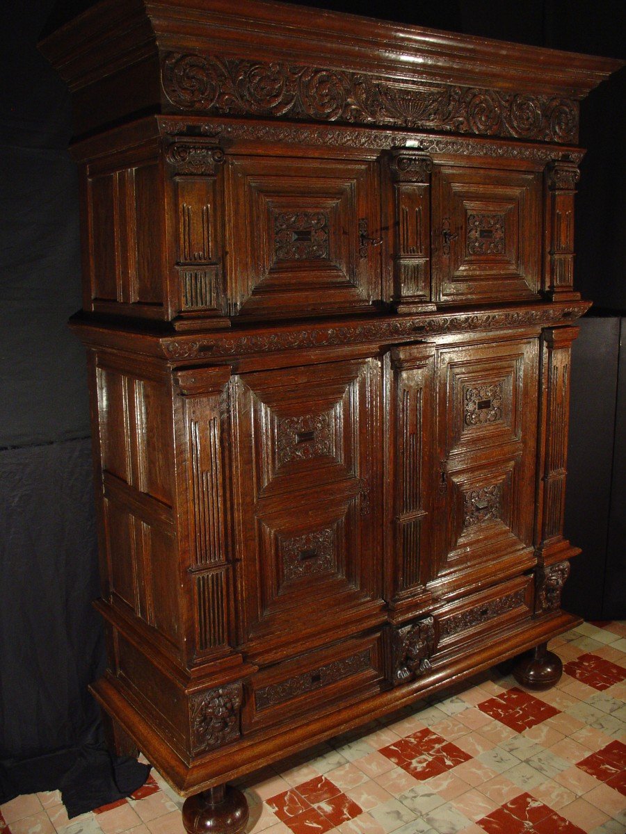 17th C Flemish Armoire Cabinet