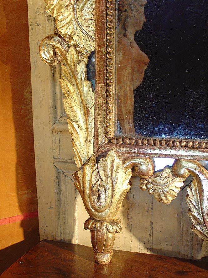 Grand Miroir Louis XVI , 18eme Provence-photo-2