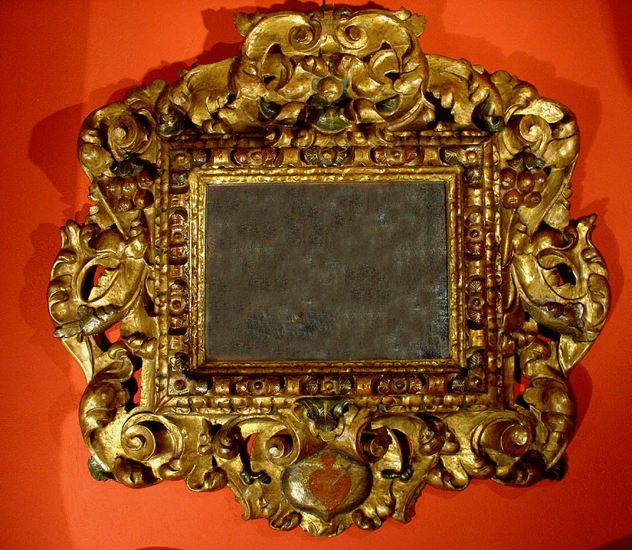 Miroir Baroque 17 Eme Siecle Espagne-photo-2