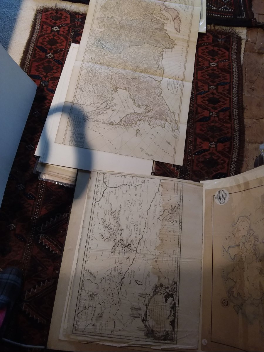 Lot Of 277 Antique 17th-century Maps-photo-2